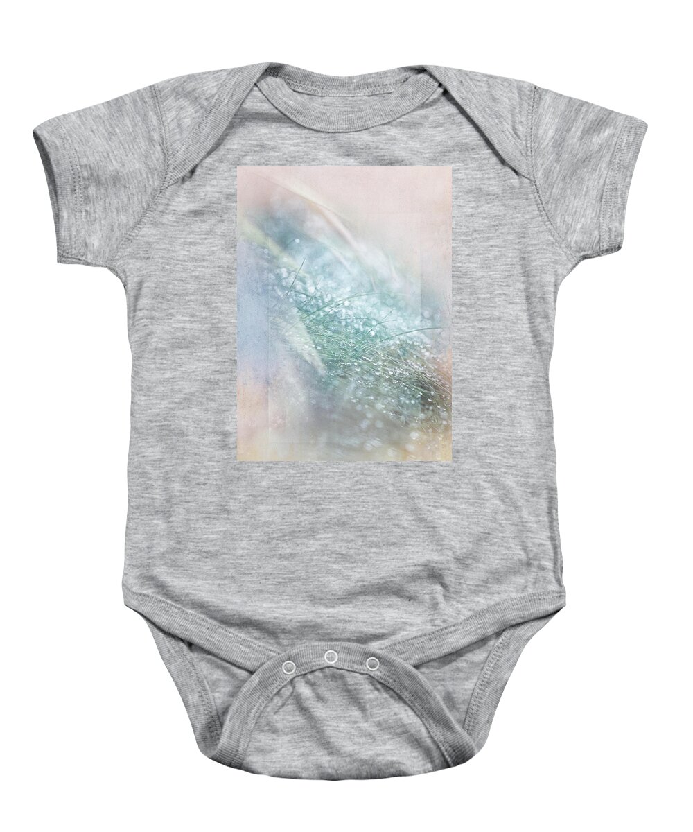 Photography Baby Onesie featuring the digital art Bokeh Droplets by Terry Davis