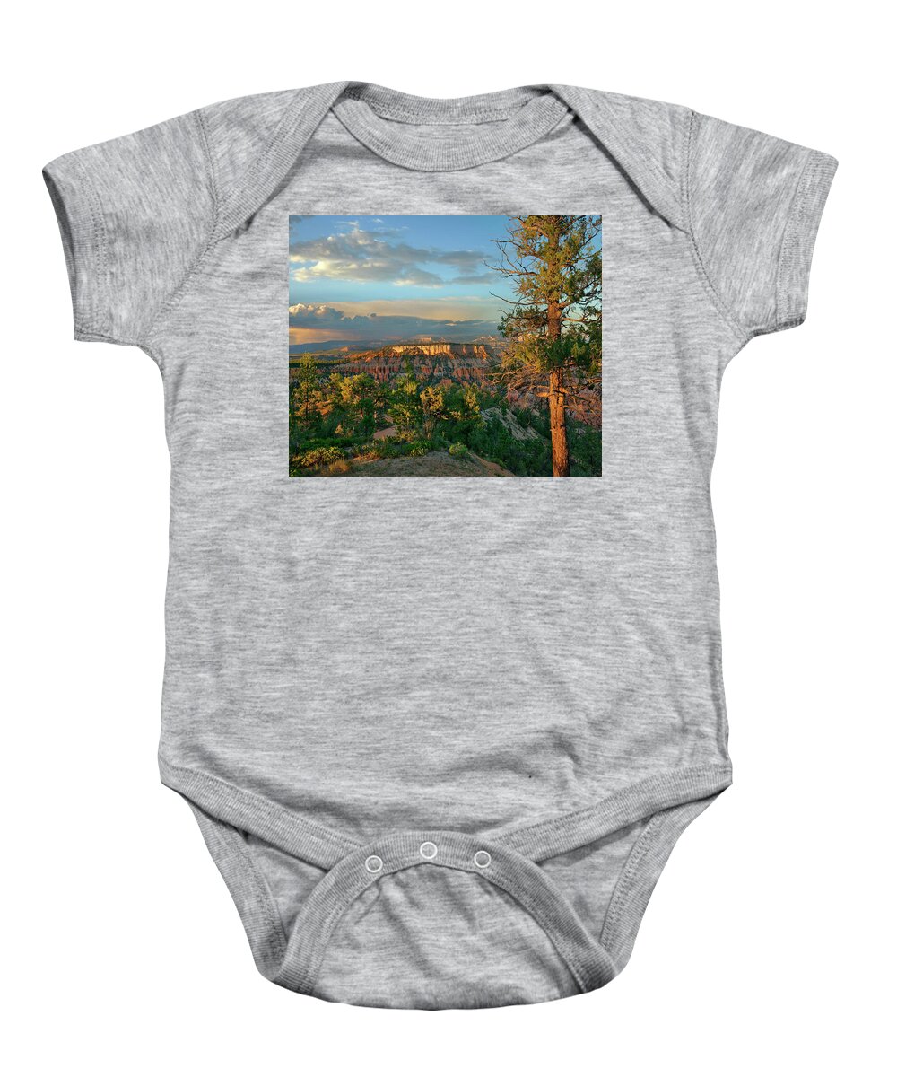 00555585 Baby Onesie featuring the photograph Butte, Bryce Canyon National Park, Utah by Tim Fitzharris