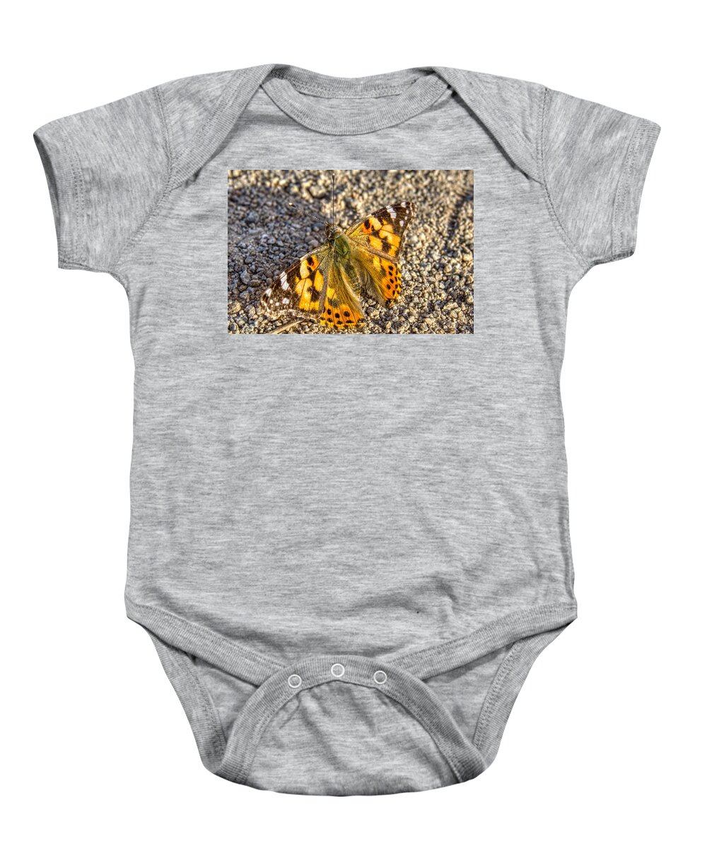 Sunsets Baby Onesie featuring the photograph Butterfly Beauty by Anthony Giammarino