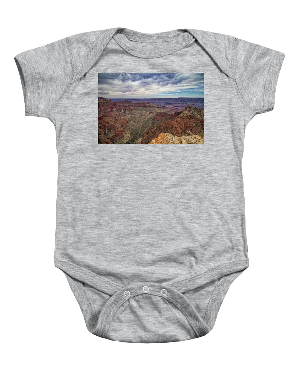 Cape Royal Baby Onesie featuring the photograph Cape Royal View No. 7 by Marisa Geraghty Photography