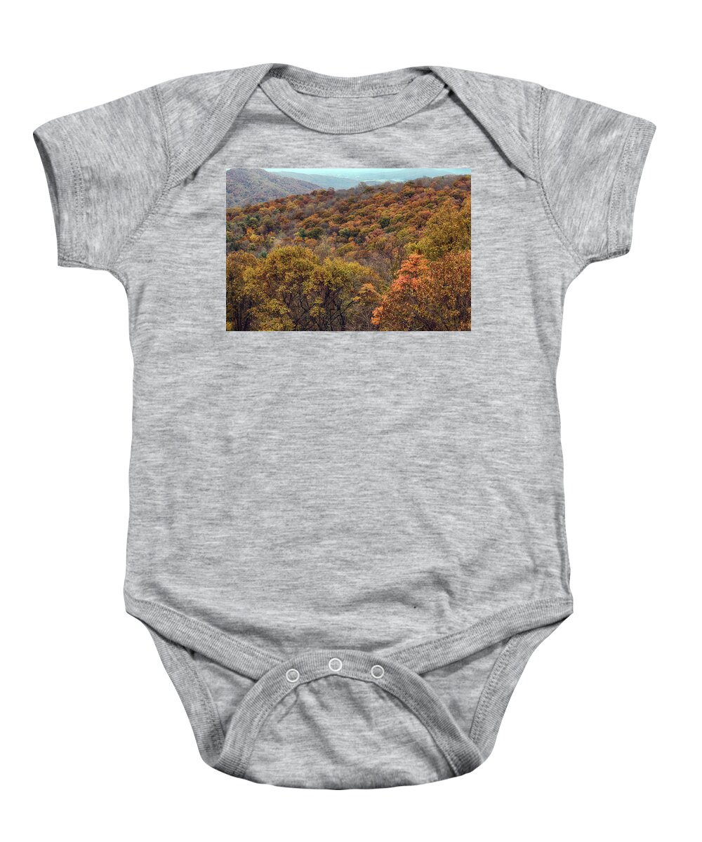 Landscape Baby Onesie featuring the photograph Colors of Shenandoah by Travis Rogers