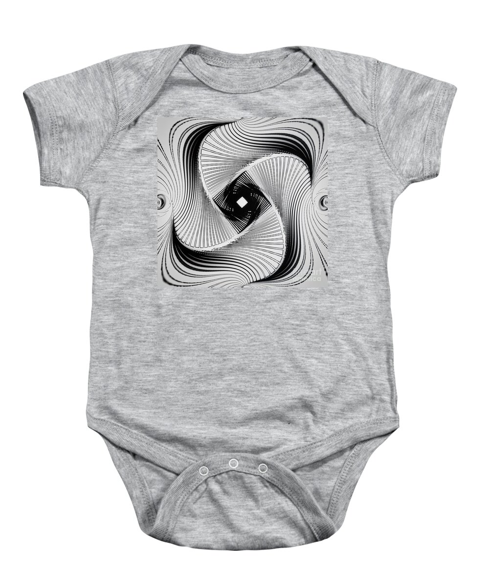 Spin Baby Onesie featuring the photograph Crazy Spin Verrueckte Drehung B by Eva-Maria Di Bella