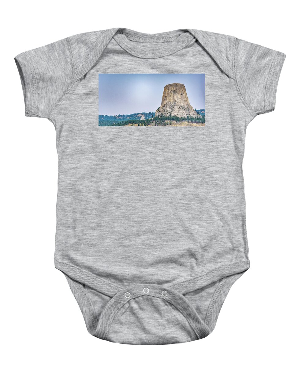 Devil Baby Onesie featuring the photograph Devils Tower by Dheeraj Mutha
