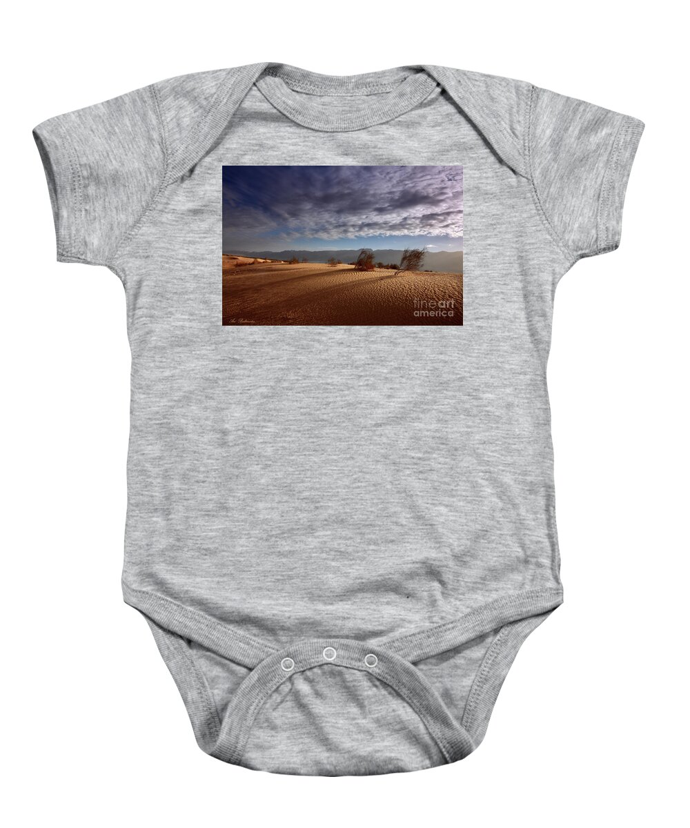 Dune Baby Onesie featuring the photograph Dune in motion by Arik Baltinester