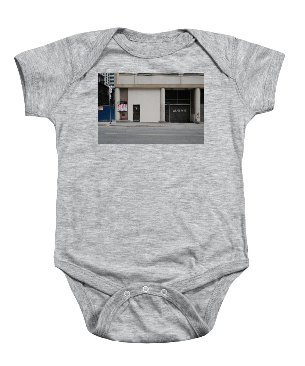 Urban Baby Onesie featuring the photograph Enuf Condos by Kreddible Trout