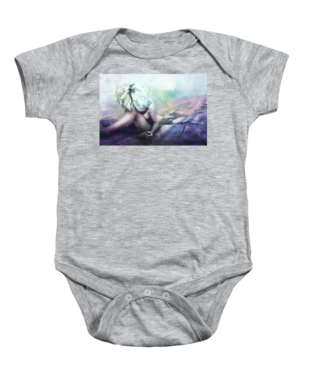 Fading Baby Onesie featuring the photograph Fading by Shawna Rowe