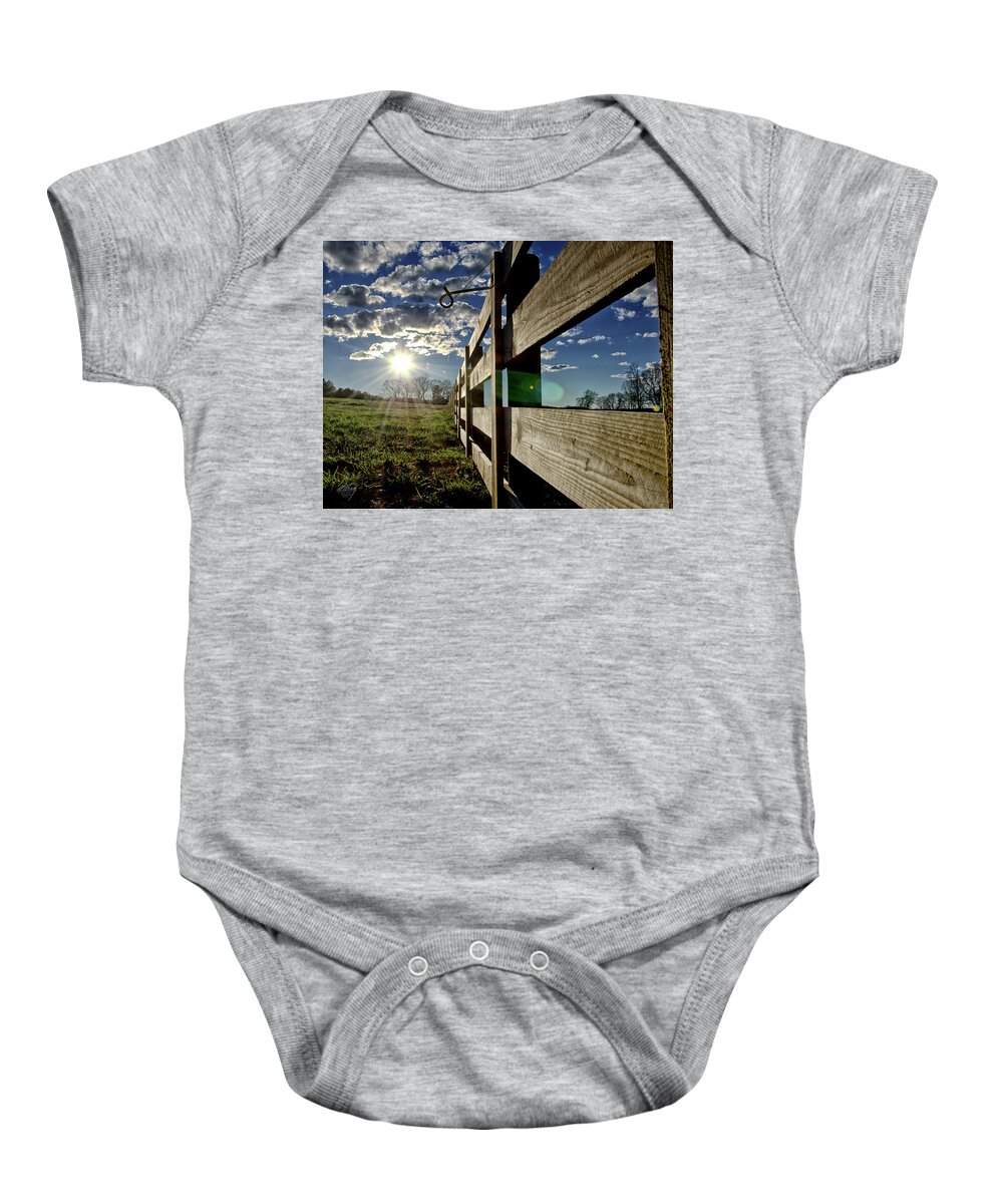 Landscapes Baby Onesie featuring the photograph Farm Life by Michael Frank