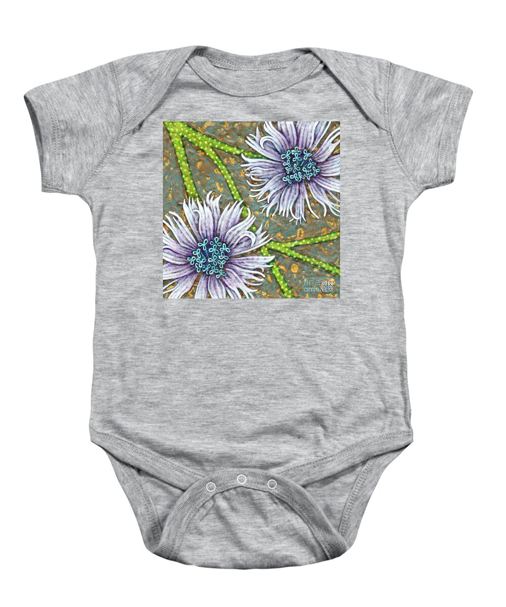 Garden Baby Onesie featuring the painting Garden Room 29 by Amy E Fraser