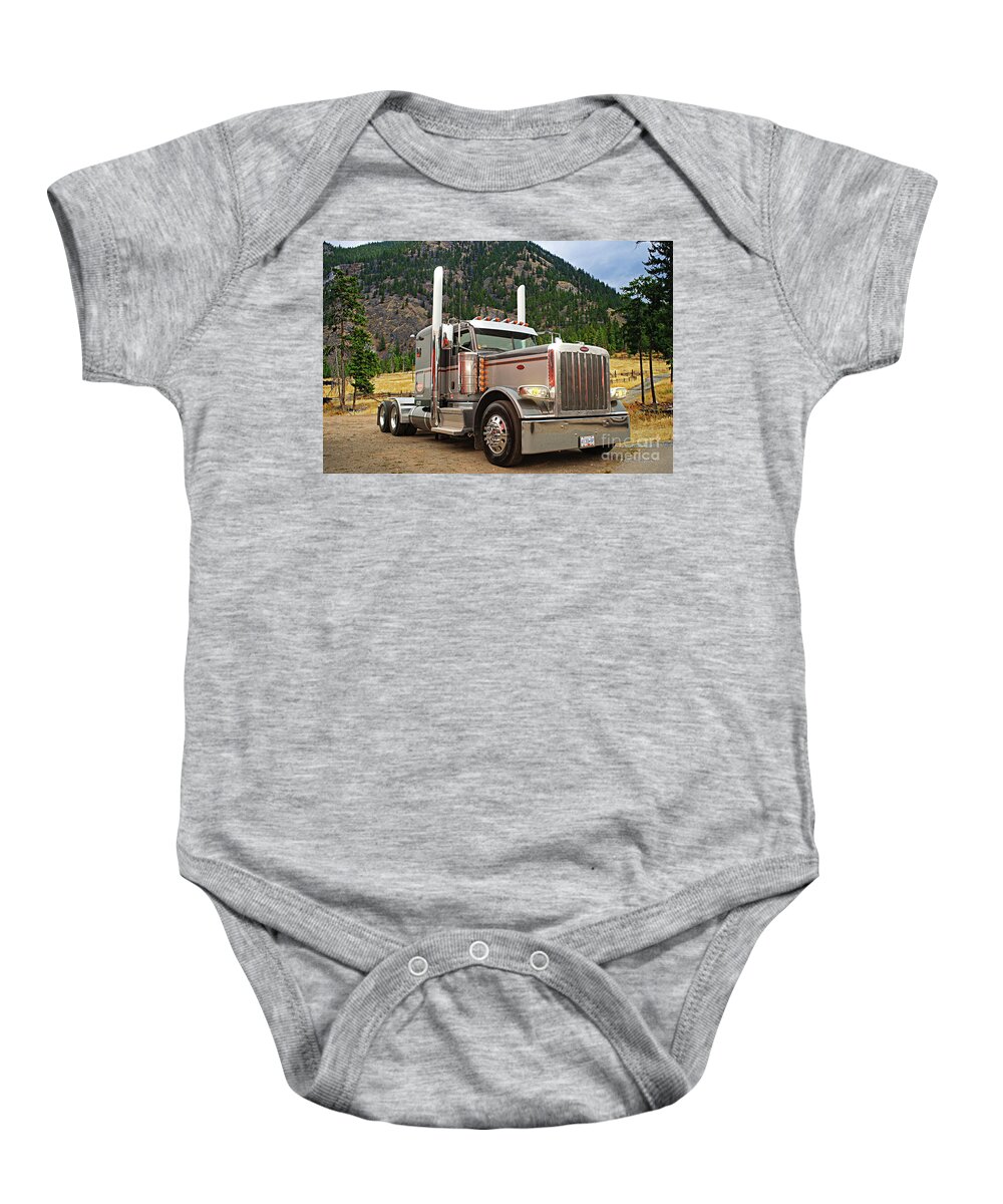 Big Rigs Baby Onesie featuring the photograph Great looking Peterbilt by Randy Harris