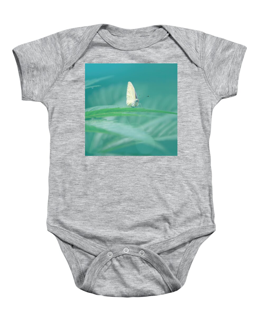Butterfly Baby Onesie featuring the photograph Green Morning by Jaroslav Buna