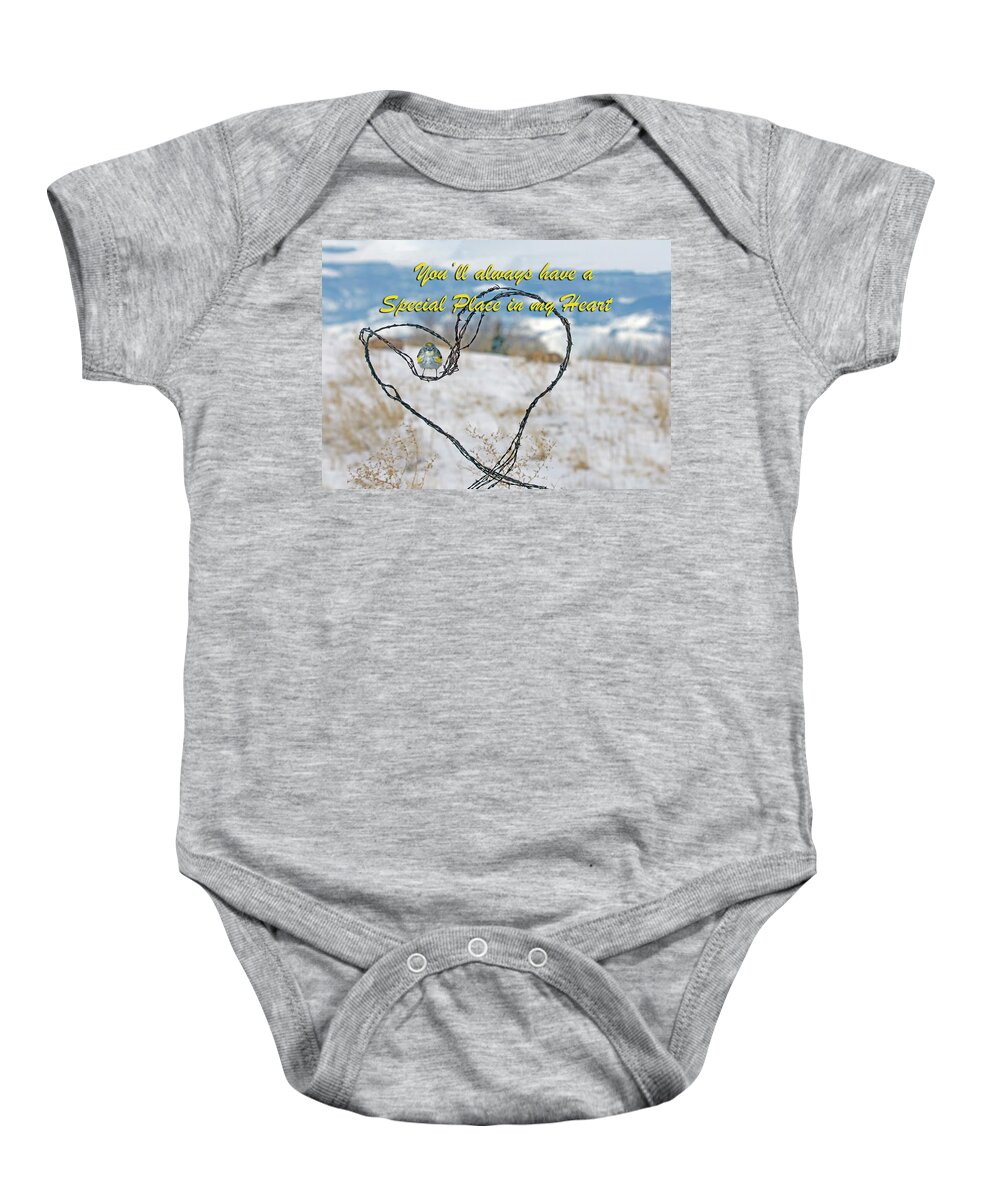 Heart Baby Onesie featuring the photograph Heart by Rick Mosher