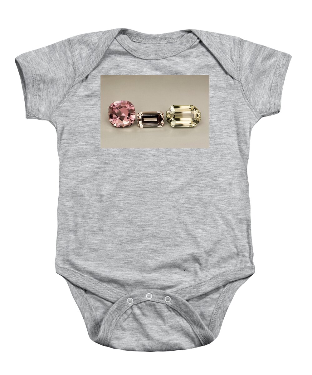 Arem Collection Baby Onesie featuring the photograph Herderite, Brazil by Joel E. Arem