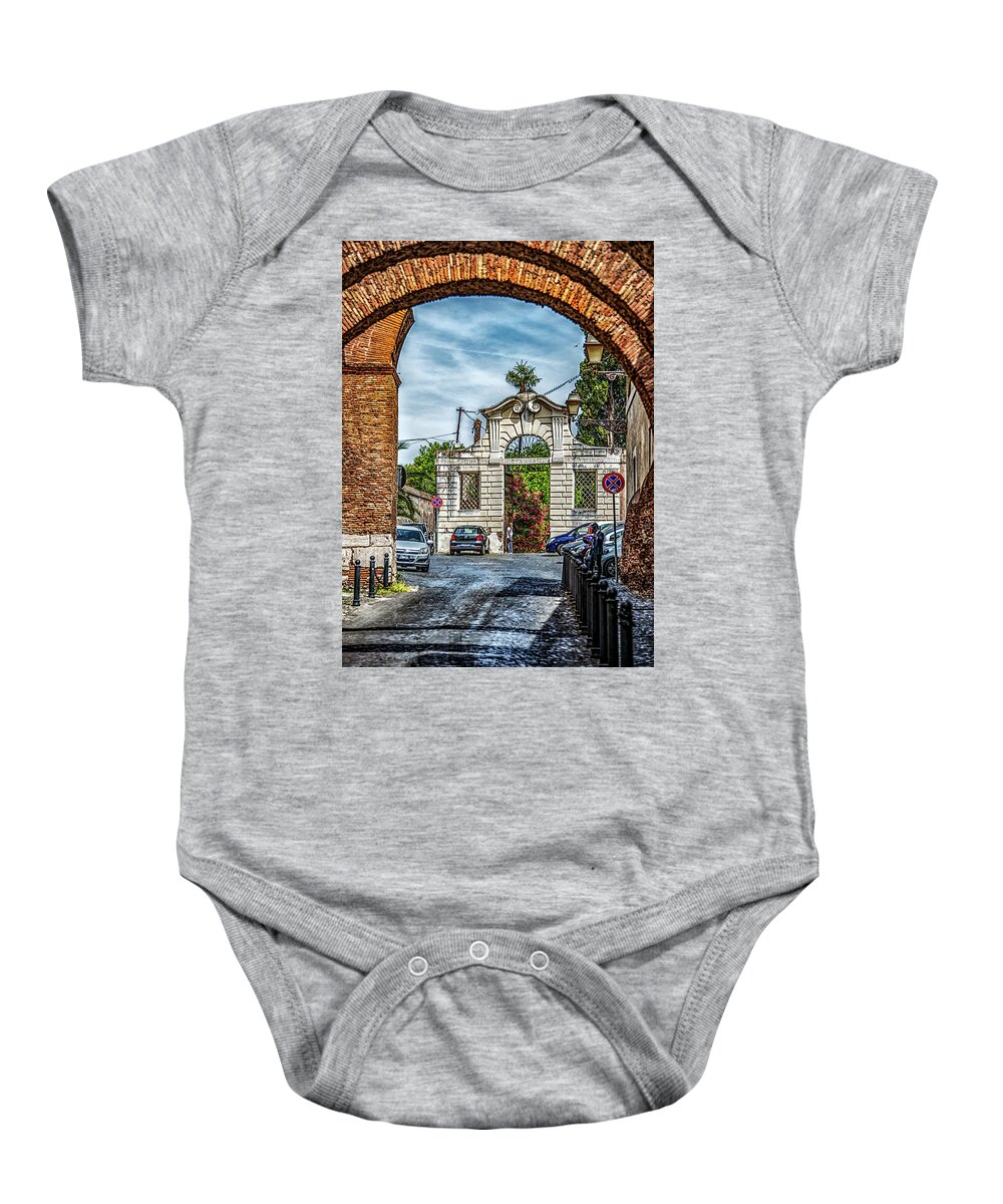 Basilica Dei Santi Giovanni E Paolo Baby Onesie featuring the photograph Just Waiting by Joseph Yarbrough