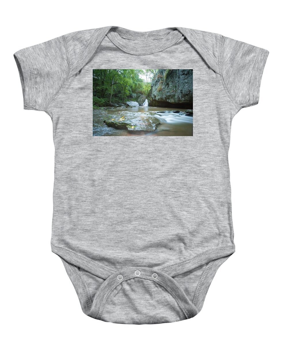 Annapolis Baby Onesie featuring the photograph Kilgore Falls by Mark Duehmig
