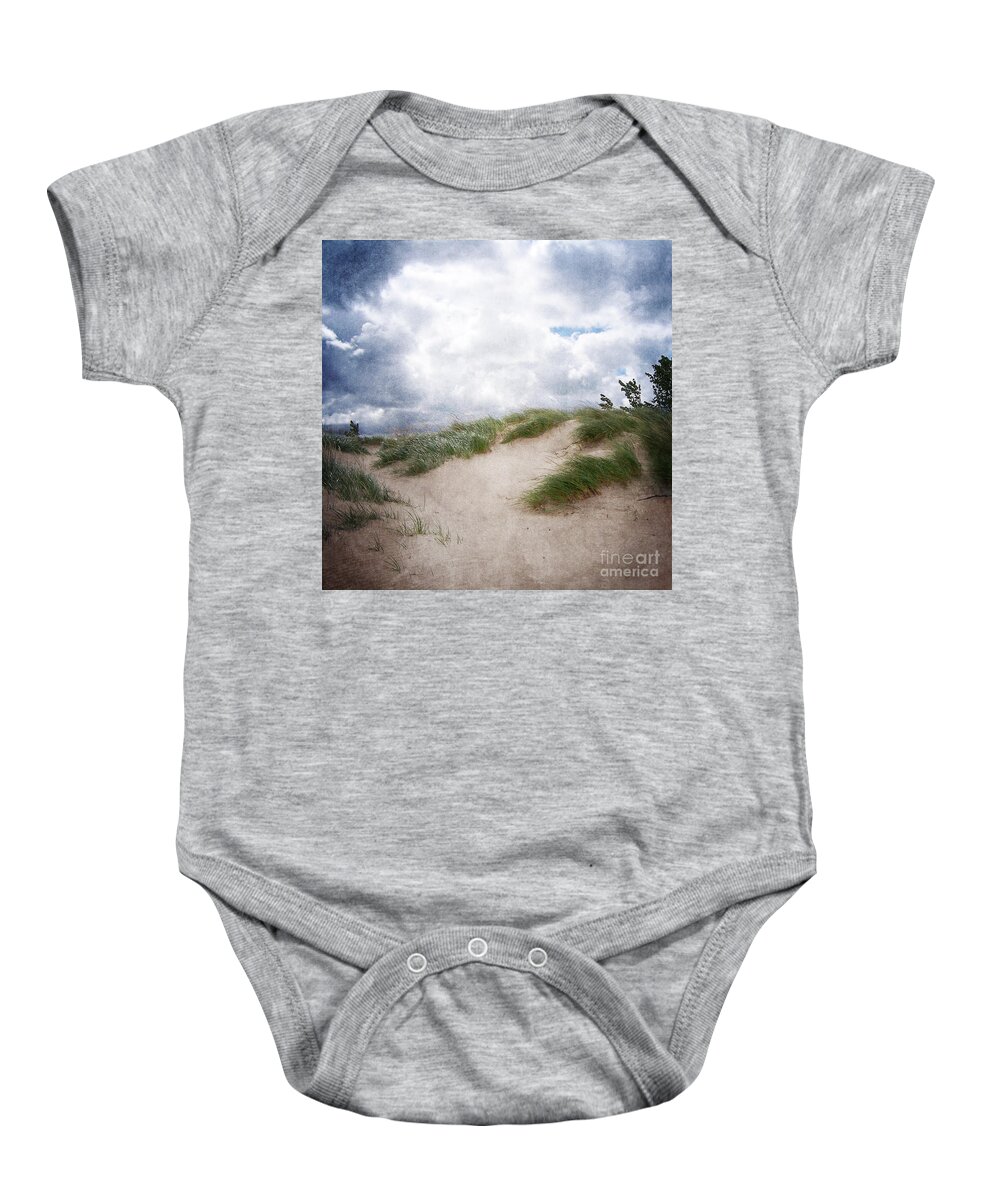 Holland Baby Onesie featuring the photograph Lake Michigan Sand Dunes by Phil Perkins