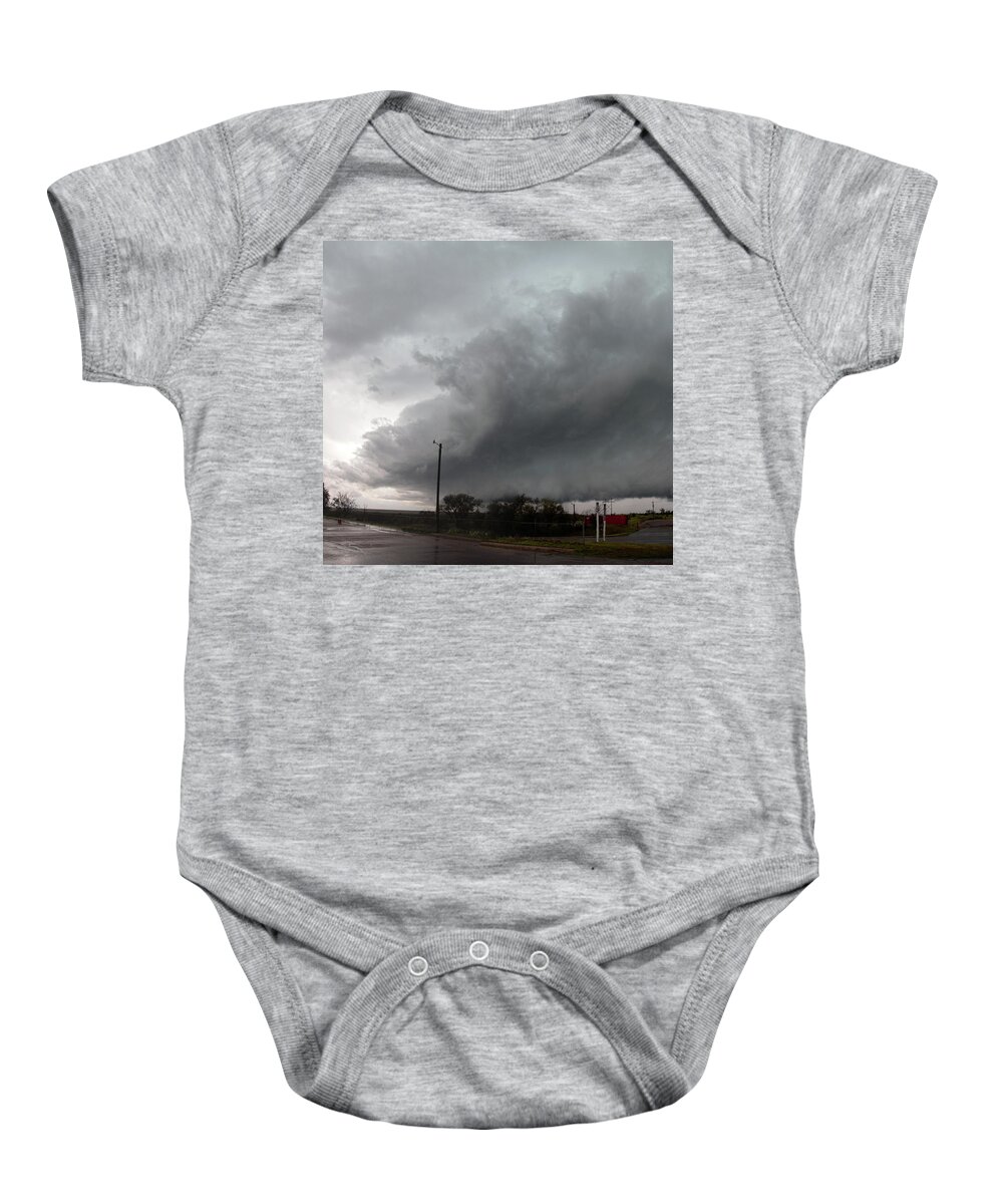 Nebraskasc Baby Onesie featuring the photograph Last August Storm Chase 057 by Dale Kaminski