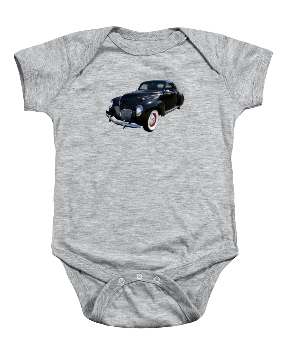 Car Baby Onesie featuring the photograph Lincoln Zephyr by Keith Hawley