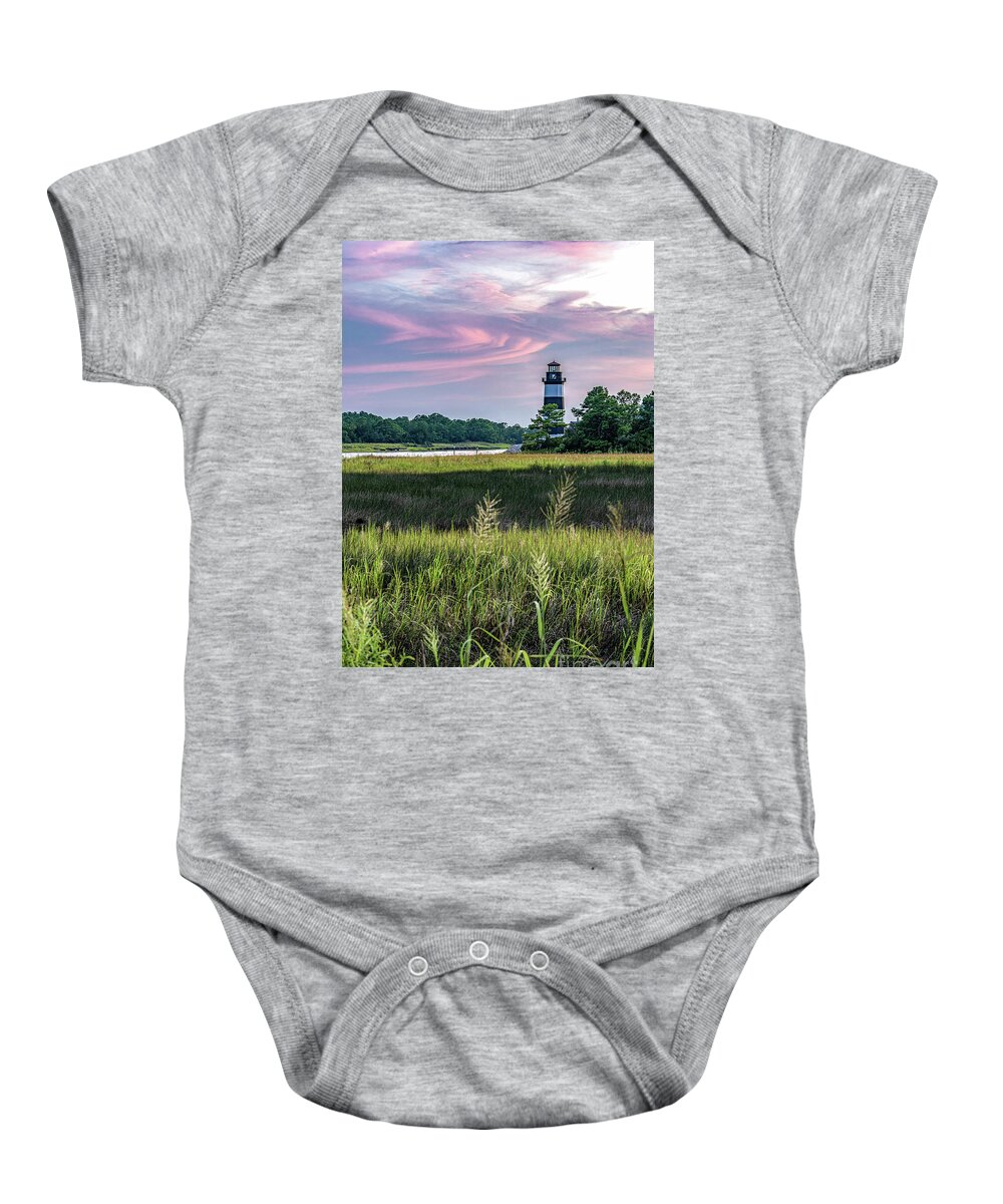 Little River Baby Onesie featuring the photograph Little River Sunset by David Smith