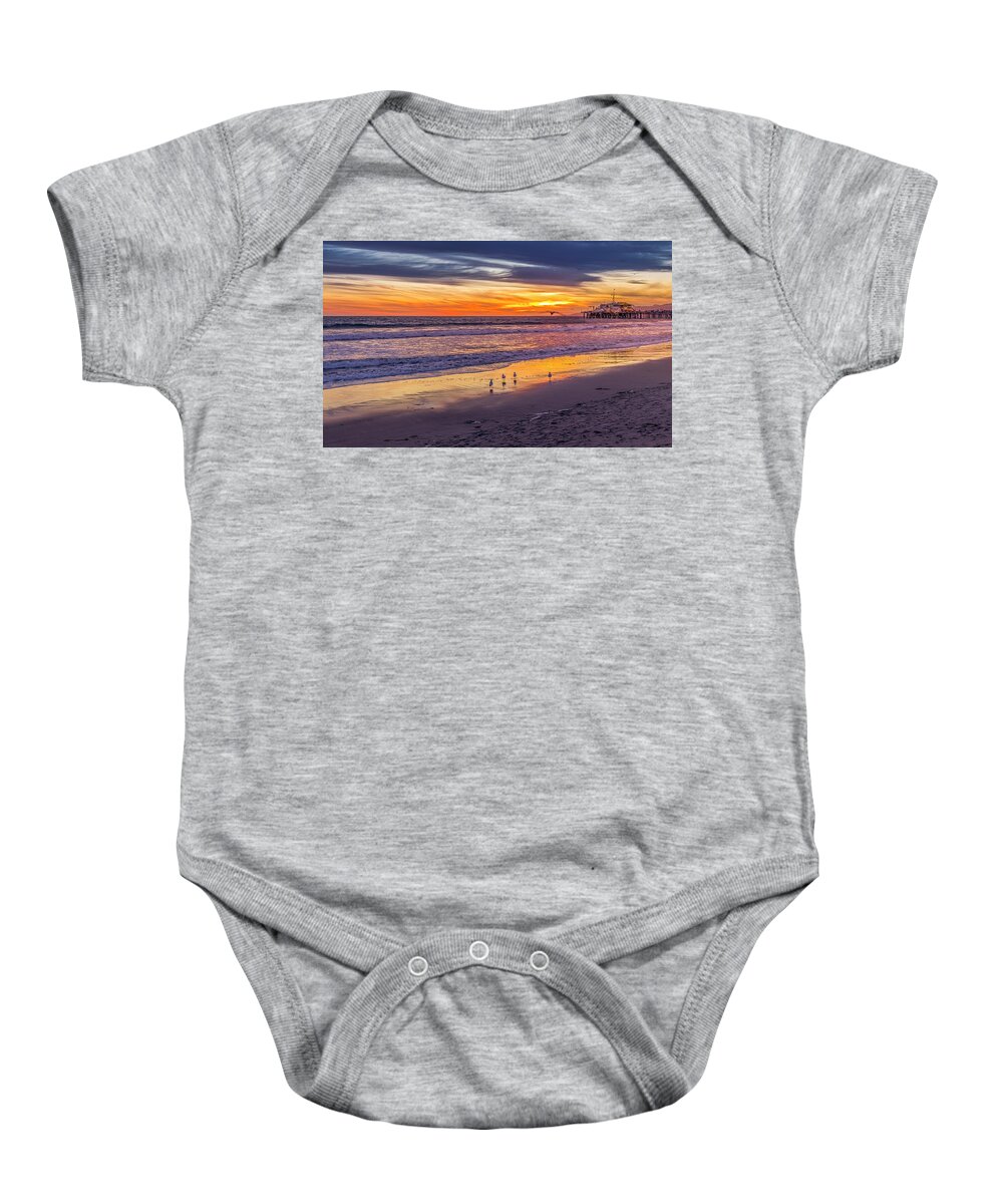 Sunset Baby Onesie featuring the photograph Look Out Below by Gene Parks