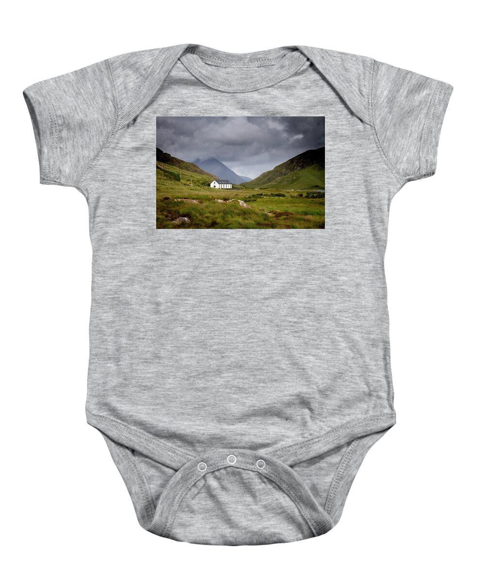 Nature Baby Onesie featuring the photograph Lough Muck Schoolhouse by Mark Callanan