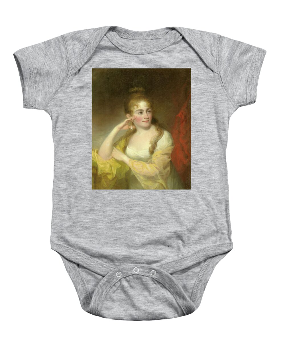 Lydia Baby Onesie featuring the painting Portrait of Lydia Leaming, 1806 by Thomas Sully