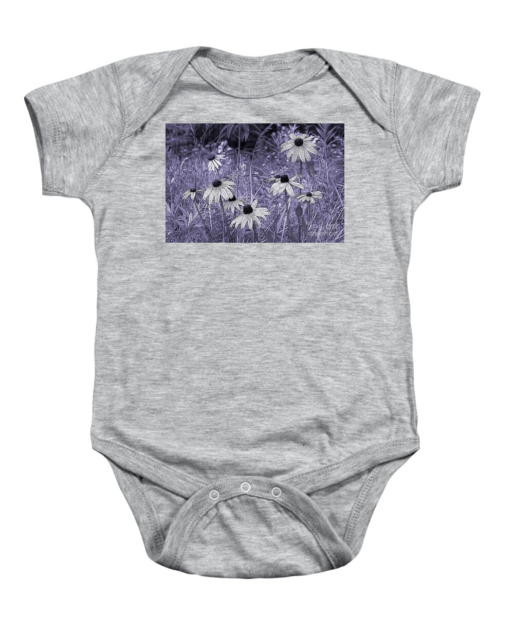 Daisies Baby Onesie featuring the photograph Meadow Expressions 2 by Mike Eingle