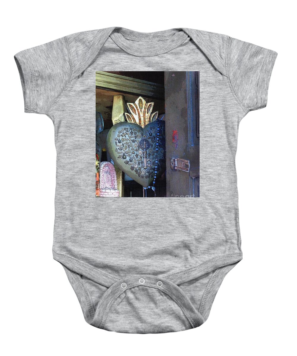 Heart Baby Onesie featuring the digital art Mexican Heart by Diana Rajala