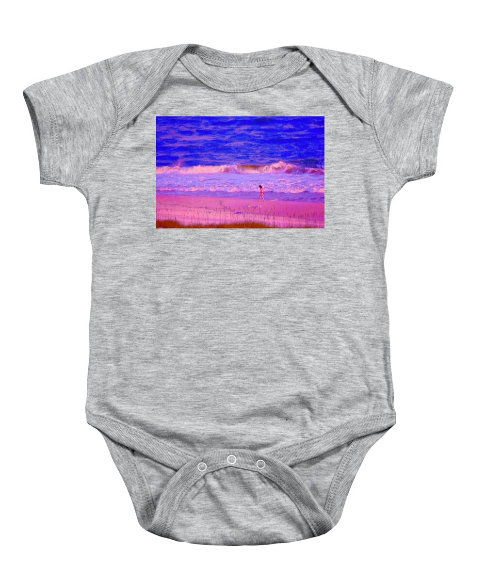 Ms. Mermaiden Too Baby Onesie featuring the photograph Ms. Mermaiden Too by Debra Grace Addison
