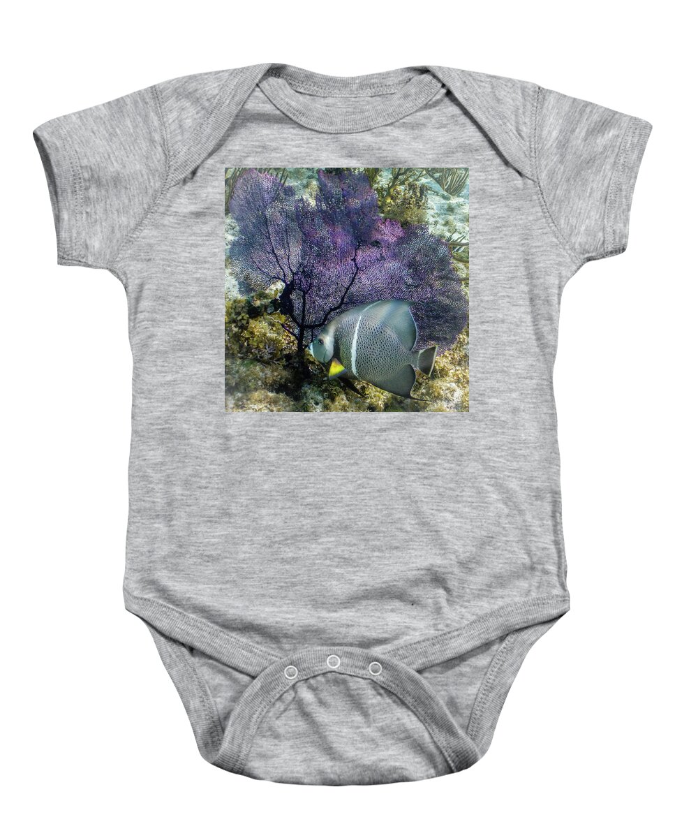 Ocean Baby Onesie featuring the photograph No Gray Skies Here by Lynne Browne