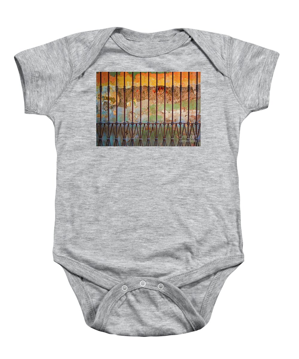 Old Baby Onesie featuring the digital art Over the Gate by Claudio Lepri