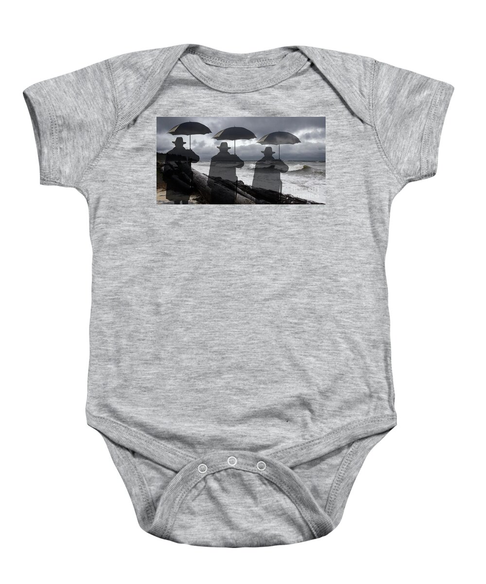 Storm Baby Onesie featuring the photograph Paradise Lost by Bob Christopher