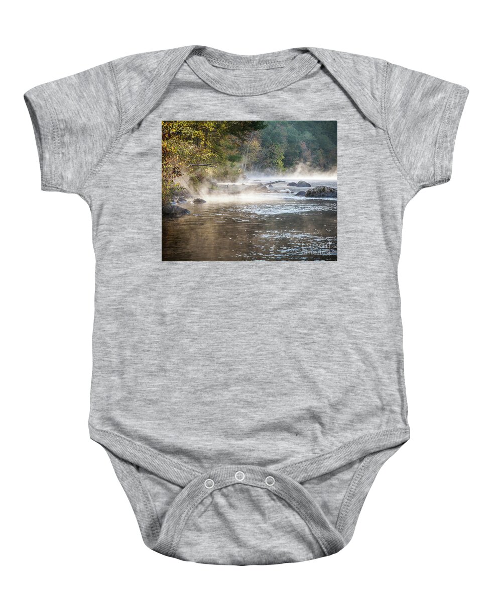 Barkhamsted Baby Onesie featuring the photograph Pipeline Pool by Tom Cameron