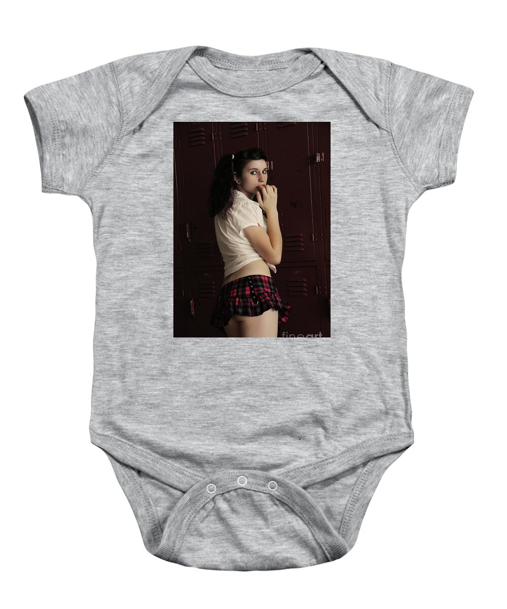 Girl Baby Onesie featuring the photograph Please Don't Tell by Robert WK Clark