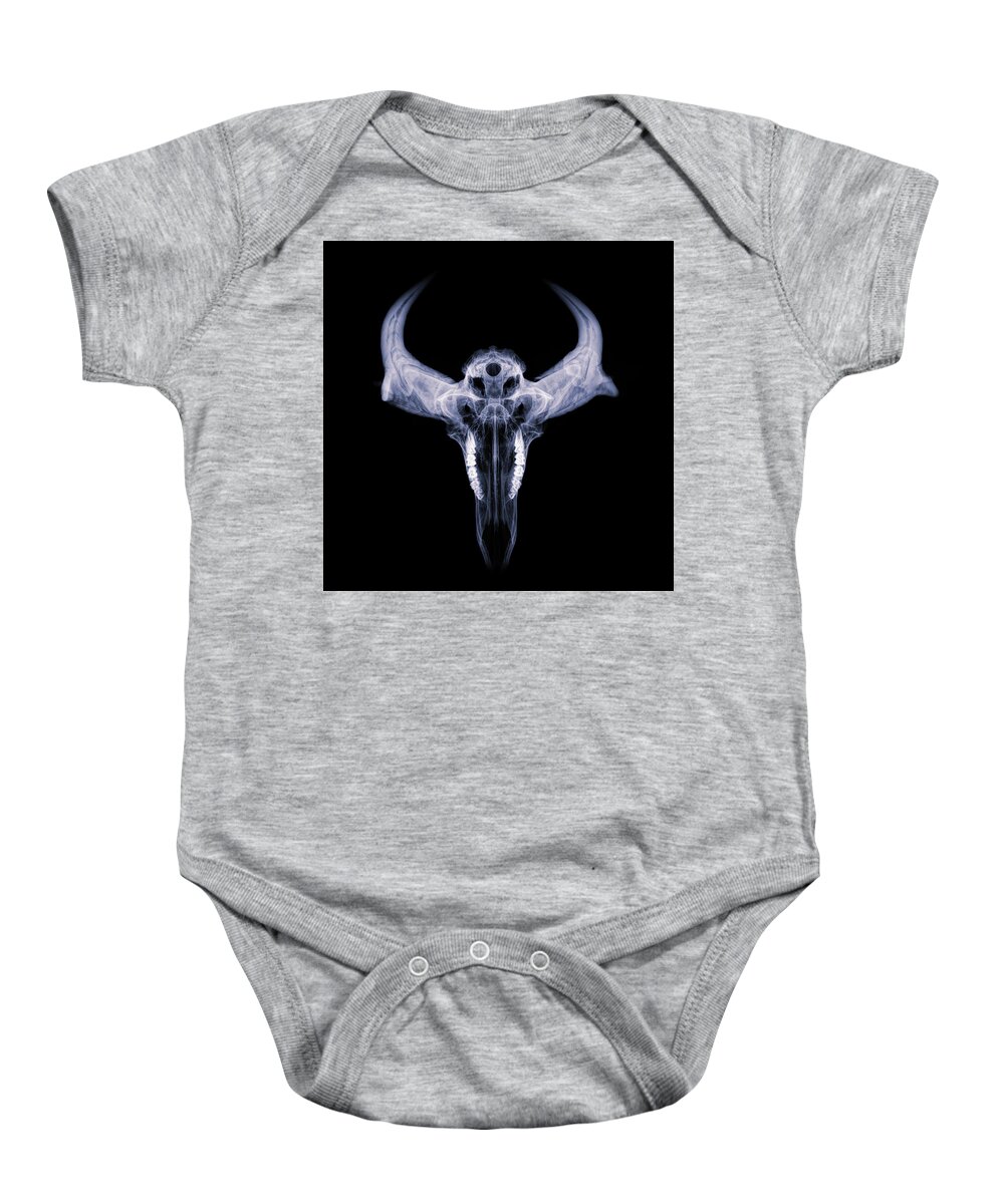 Kansas Baby Onesie featuring the photograph Pronghorn x-ray 01 by Rob Graham