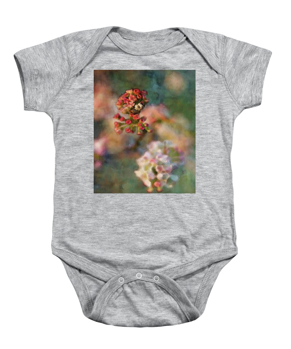 Impressionist Baby Onesie featuring the photograph Richness of Spring 8939 IDP_2 by Steven Ward