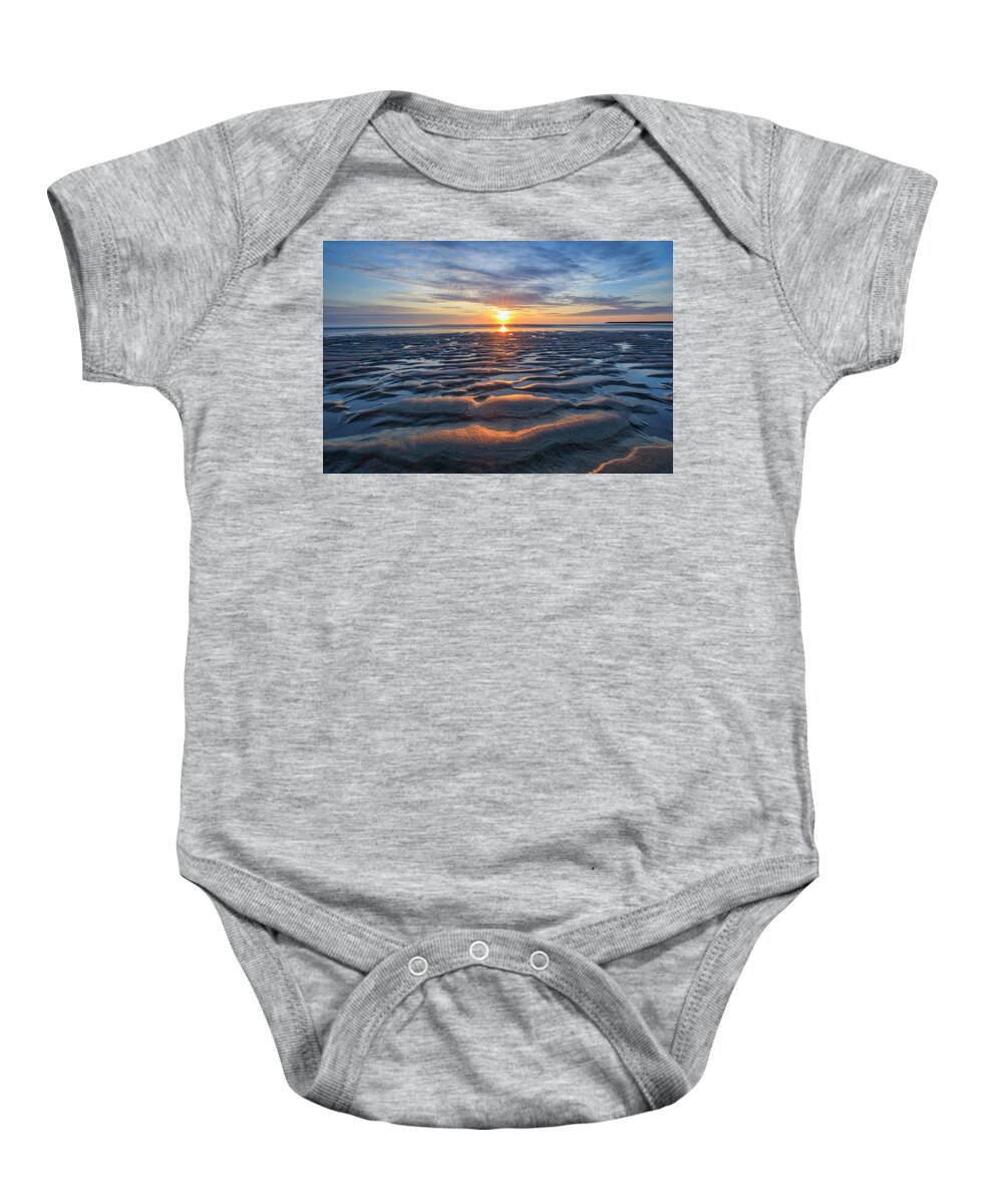 Sand Baby Onesie featuring the photograph Rippled by Rob Davies