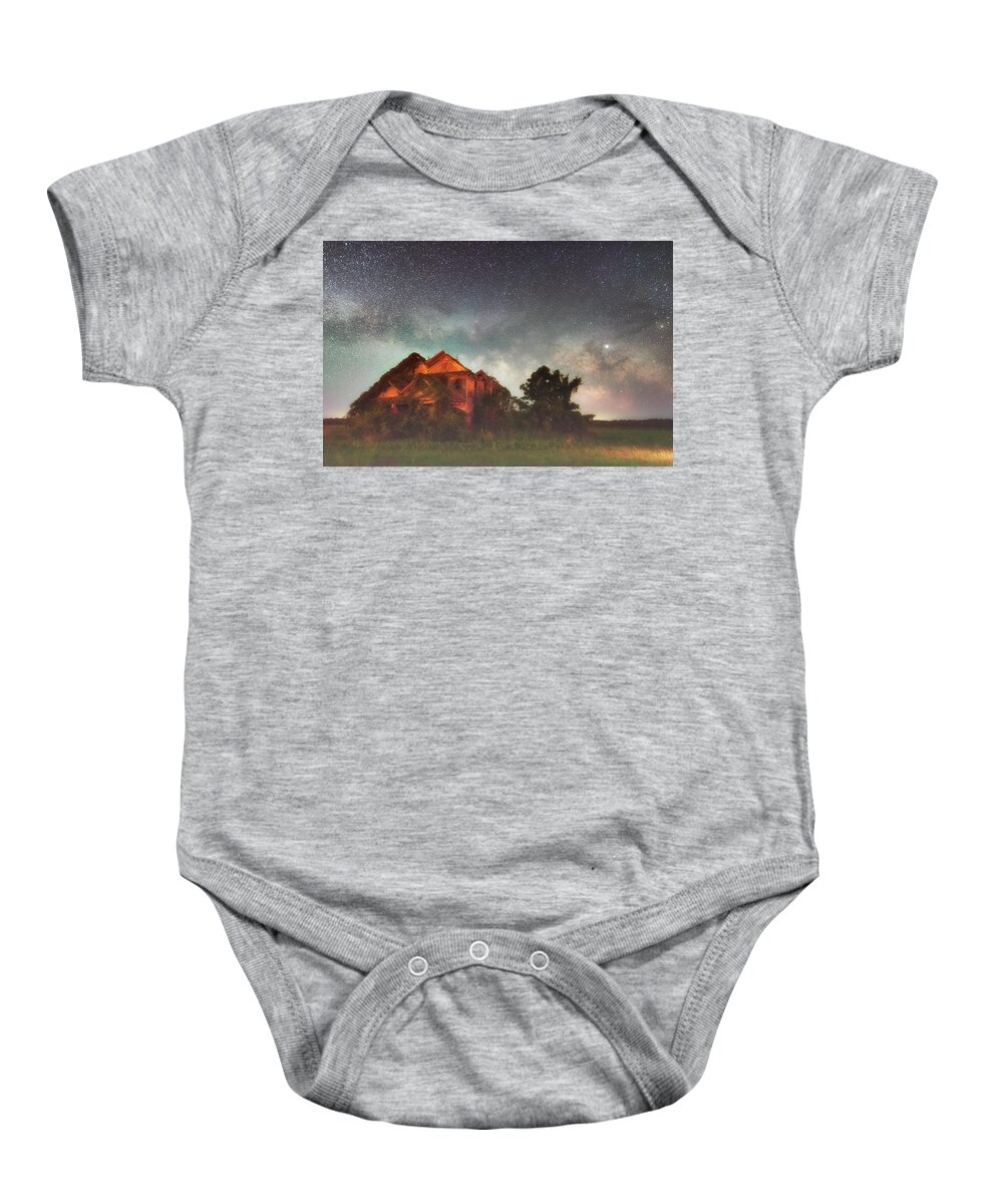 Ruined Dreams Baby Onesie featuring the photograph Ruined Dreams by Russell Pugh