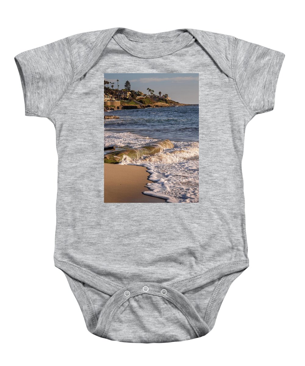 Beach Baby Onesie featuring the photograph Seaside Views by Aaron Burrows