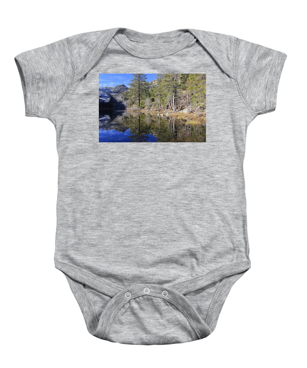 Lake Tahoe Baby Onesie featuring the photograph Sekani Sunrise Serenity by Sean Sarsfield