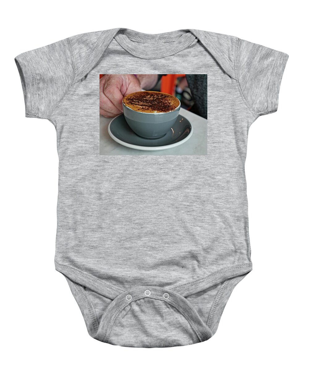 Coffee Baby Onesie featuring the photograph Simply coffee by Martin Smith