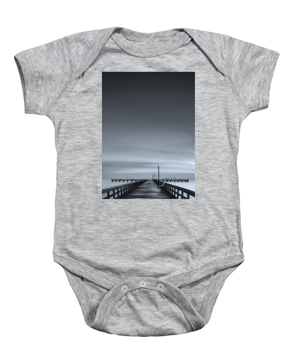 Maryland Baby Onesie featuring the photograph Six Minutes til Sunrise by Robert Fawcett