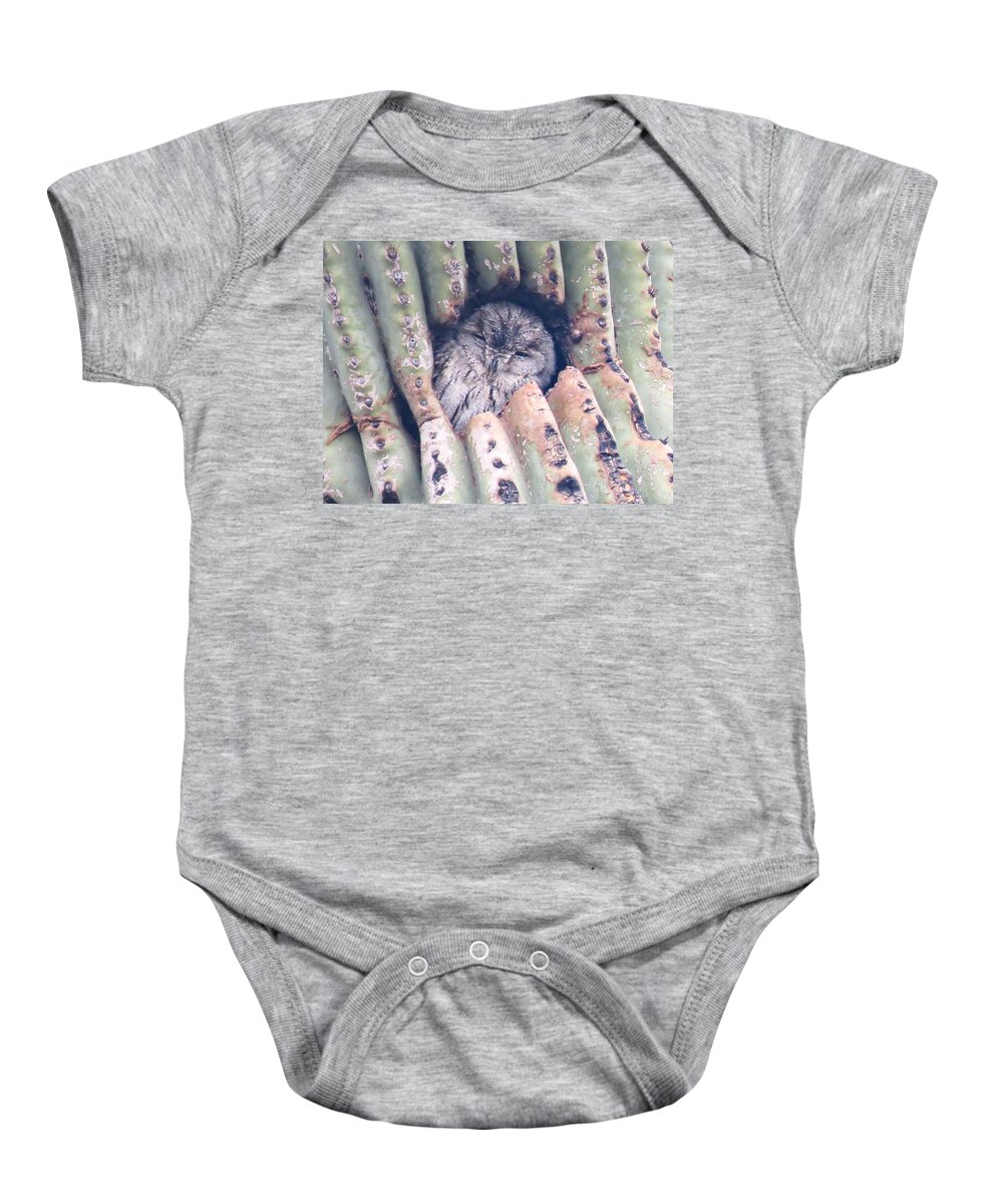 Animals Baby Onesie featuring the photograph Sleepy Eye by Judy Kennedy