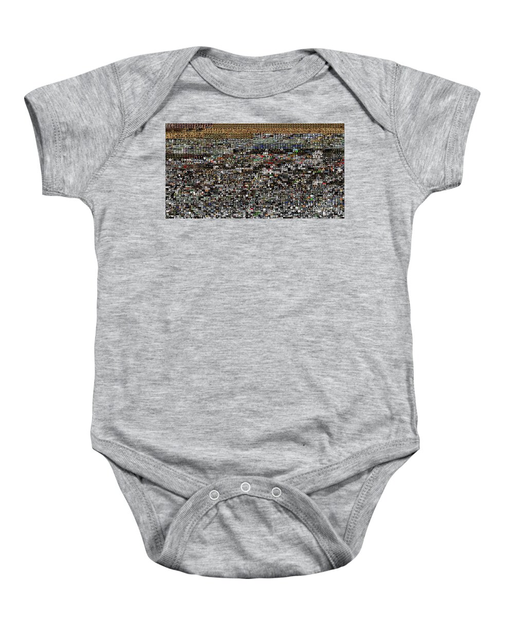 4k Baby Onesie featuring the digital art Slice of Lanscape by Bob Winberry