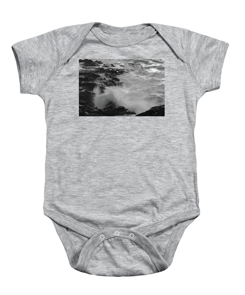 Hawaii Baby Onesie featuring the photograph Splatter by Ivan Franklin