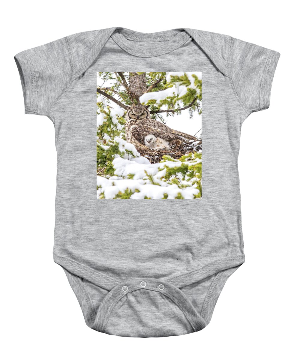 Airport Baby Onesie featuring the photograph Spring Caregiver by Kevin Dietrich