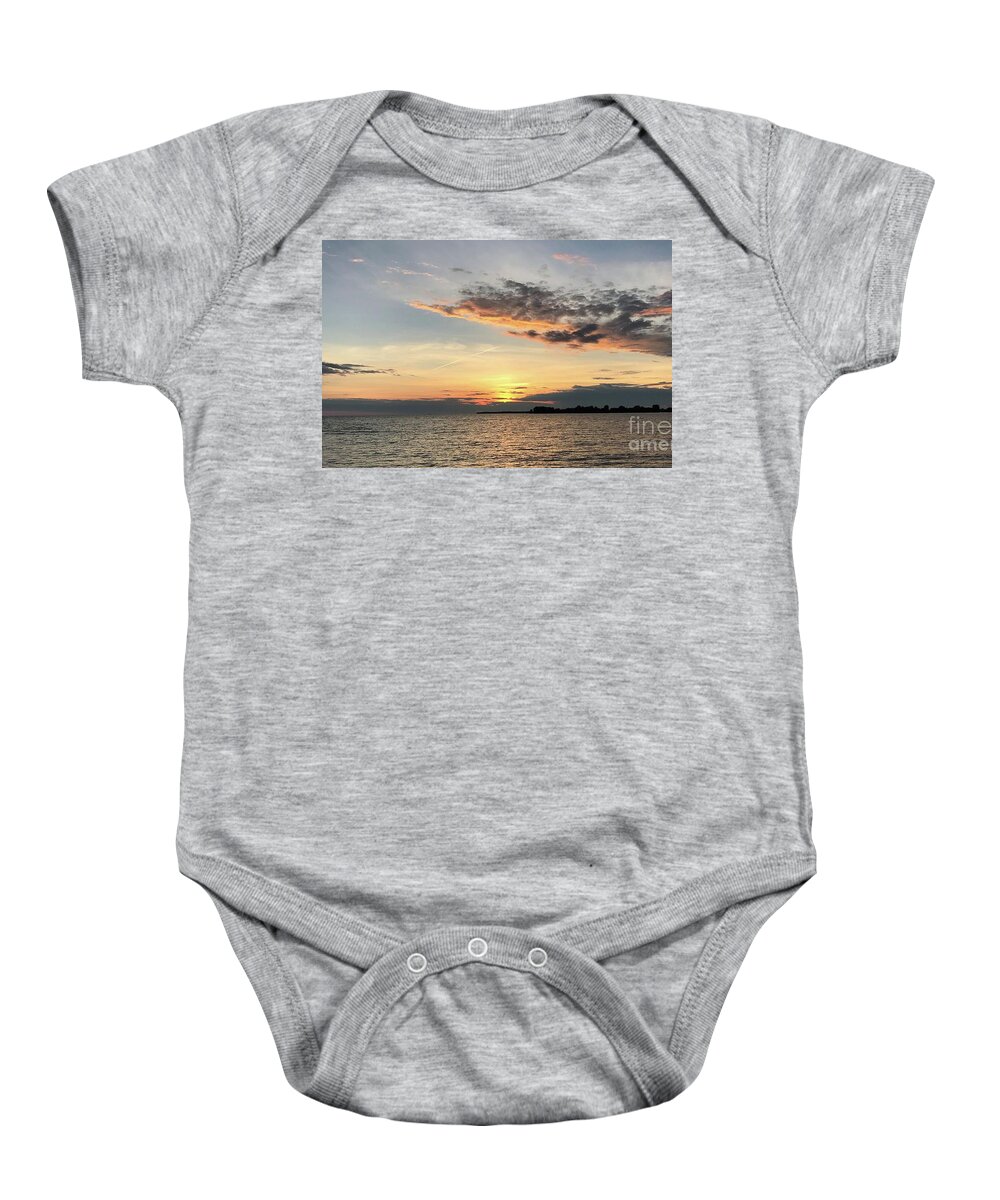 Sunset Baby Onesie featuring the photograph Sunset 4 by Michael Lang