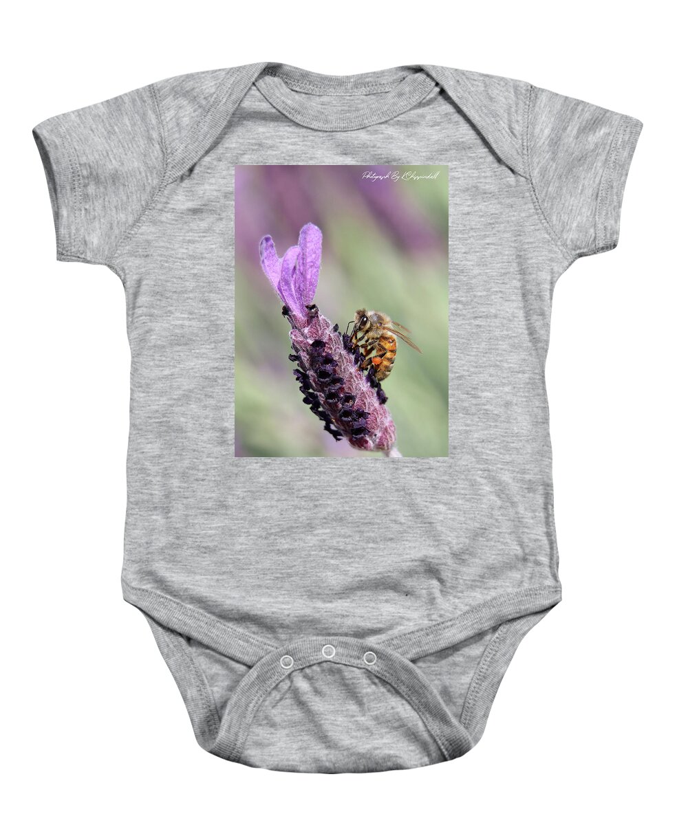 Bees Baby Onesie featuring the digital art The beauty of nature 99943 by Kevin Chippindall