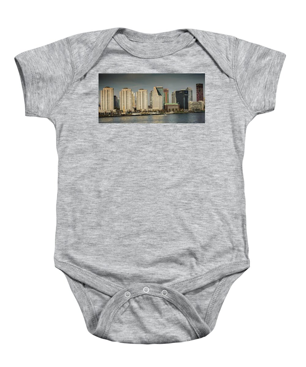 Rotterdam Baby Onesie featuring the photograph The City of Rotterdam by Robert Grac