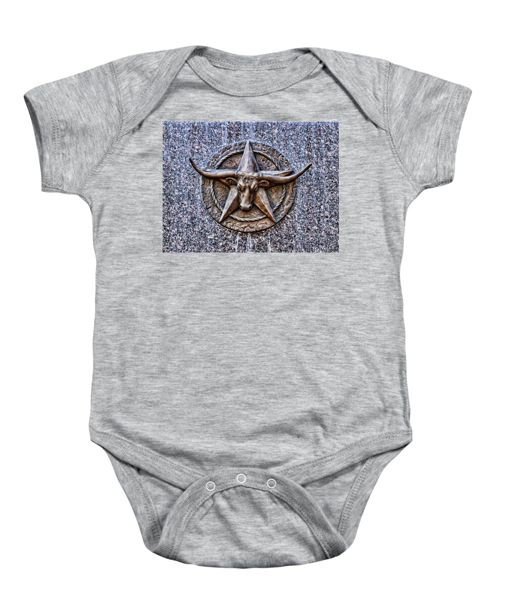 Star Baby Onesie featuring the photograph The Lone Star of Texas # 5 by Allen Beatty