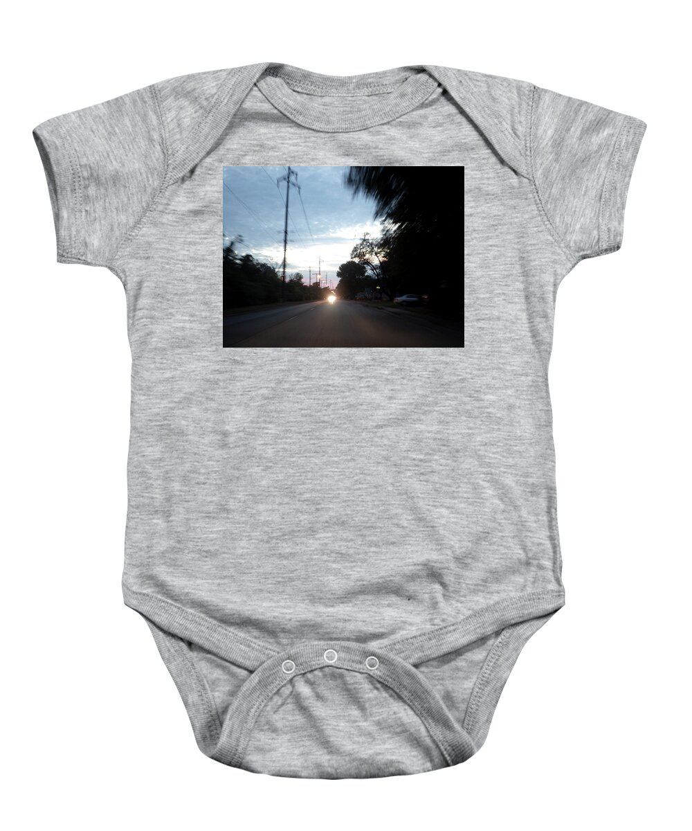Motion Baby Onesie featuring the photograph The Passenger 05 by Joseph A Langley